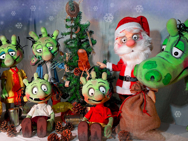Szenenfoto: Die Olchis feiern Weihnachten
