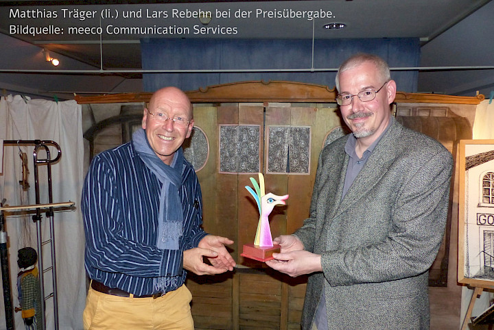 Preisverleihung "Spielende Hand" 2020 an Lars Rebehn