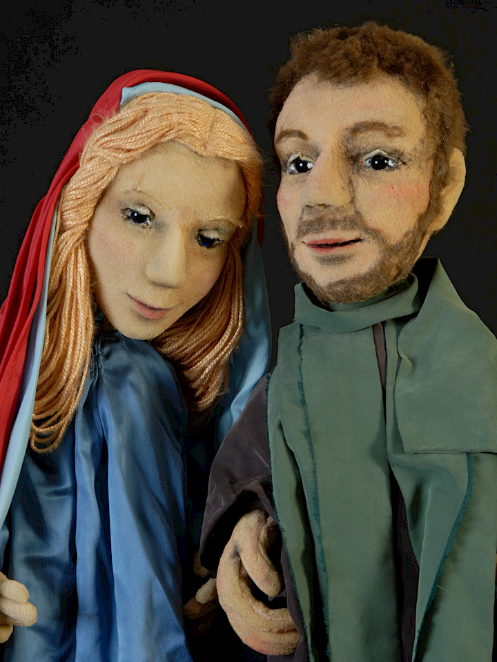 Simon und das Kind in der Krippe