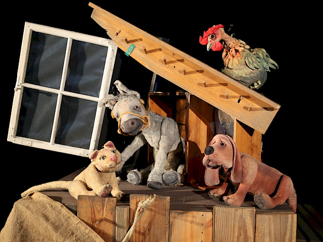 Szenenfoto: Die Bremer Stadtmusikanten