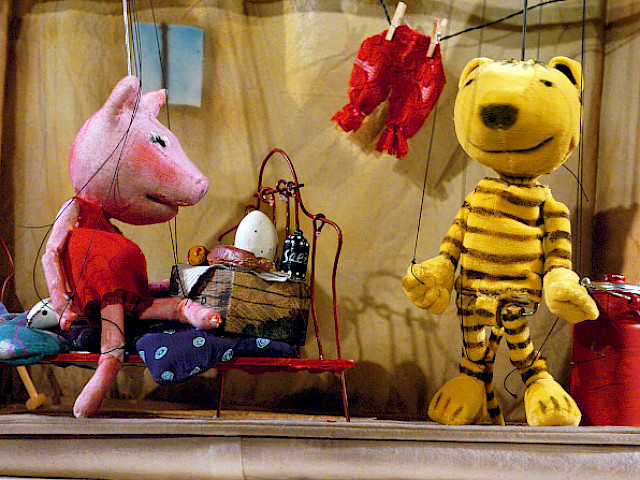 Szenenfoto: Guten Tag kleines Schweinchen