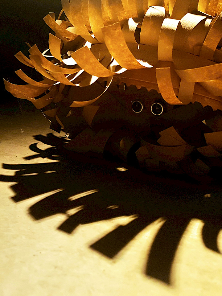 Roboter-Installation: "Ein Platz an der Sonne"